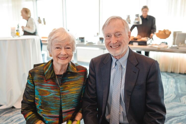 Community Foundation Tampa Bay founders Debbie and George Baxter at the Foundation's 35th anniversary celebration.