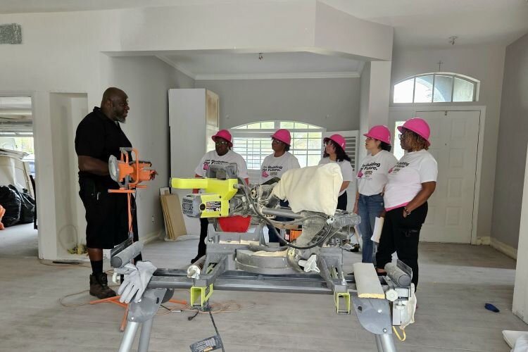 The Helen Gordon Davis Centre for Women's Women Building Futures initiative is a workforce training program in the construction trades.