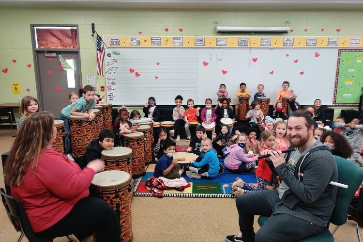 Recycled Tunes reached students in nearly 60 schools during 2023.