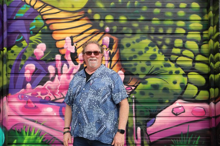 Recycled Tunes' Tad Denham.