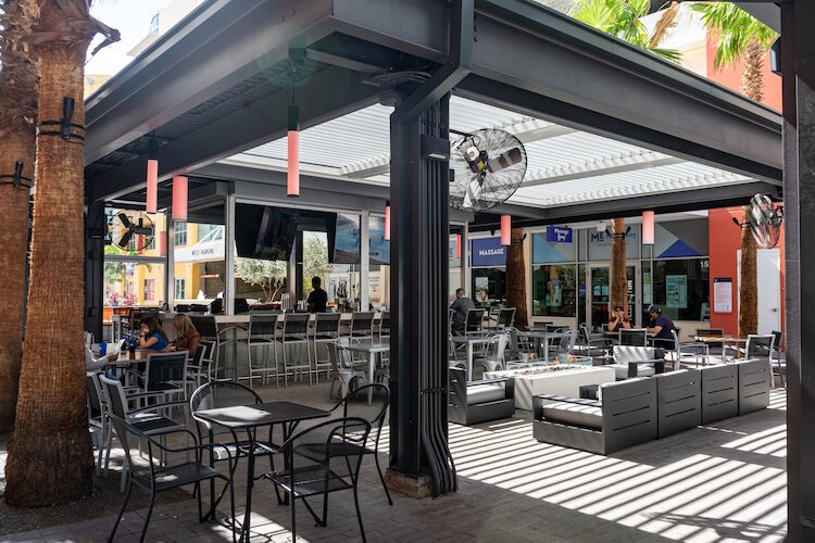 The renovation of the Courtyard at Grand Central on Kennedy enhanced one of the many spots to hang out in the Channel District.