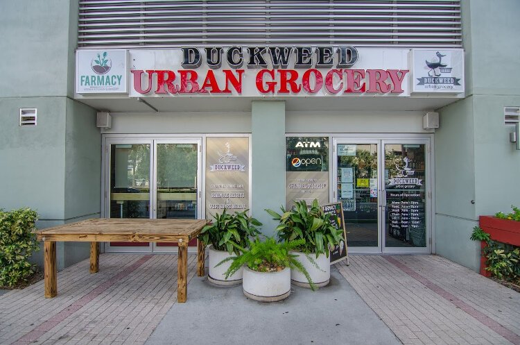 Duckweed Urban Grocery opened in the Channel District in 2016.