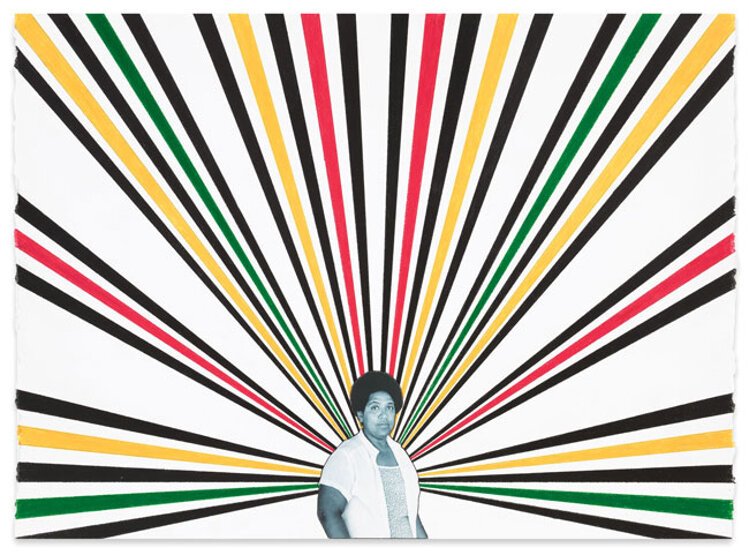 "Audre #2" by Rico Gatson is part of the exhibit "Poor People's Art: A (Short) Visual History of Poverty in the United States"  at the University of South Florida Contemporary Art Museum.