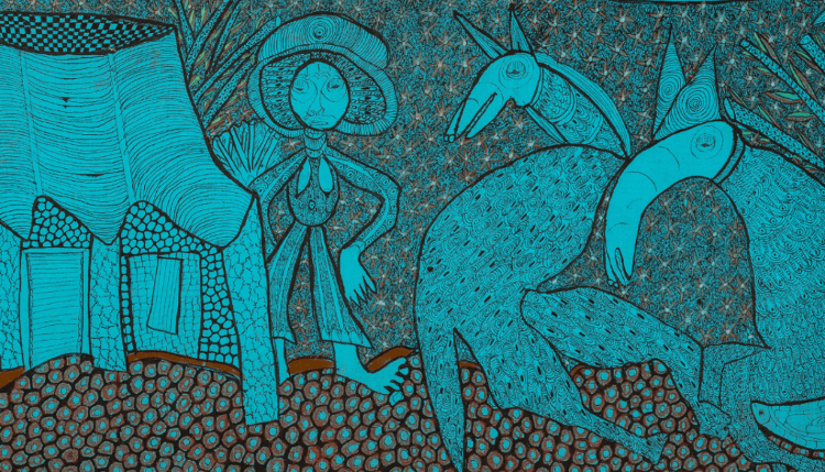 The opening night for an exhibition by the late Nigerian artist Prince Twins Seven-Seven is August 13 at the Museum of Fine Arts St. Petersburg.