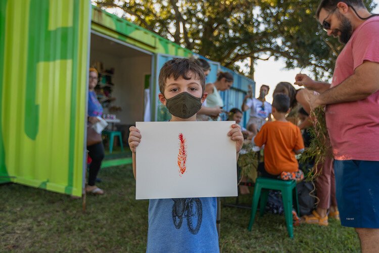 Children are encouraged to explore their creative sides.