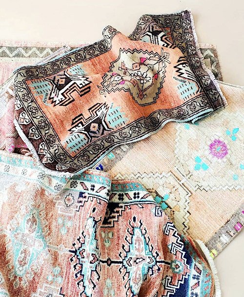 Rugs are among the home decor items offered by Blue Salvage.