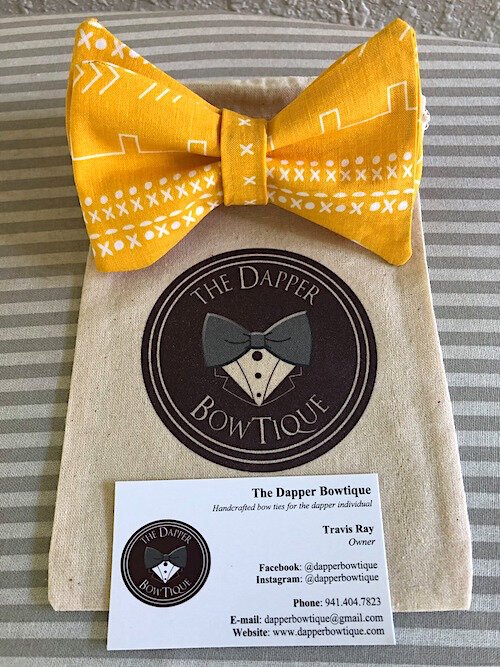 How to reach out to The Dapper Bowtique.