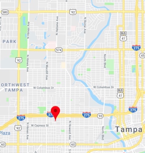 West Tampa - Google map