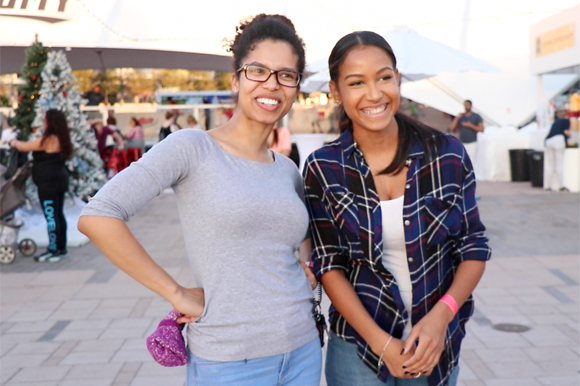 Winter Village in downtown Tampa.