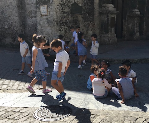 School kids in Havana