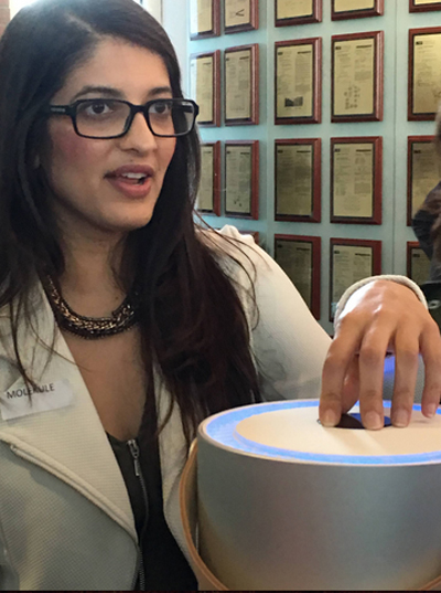 Jaya Goswami Rao shares Molekule at the May unveiling.