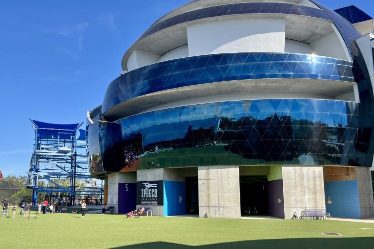 Tampa MOSI's iconic blue dome will house a state-of-the-art digital theater and the country's second-largest digital dome planetarium.