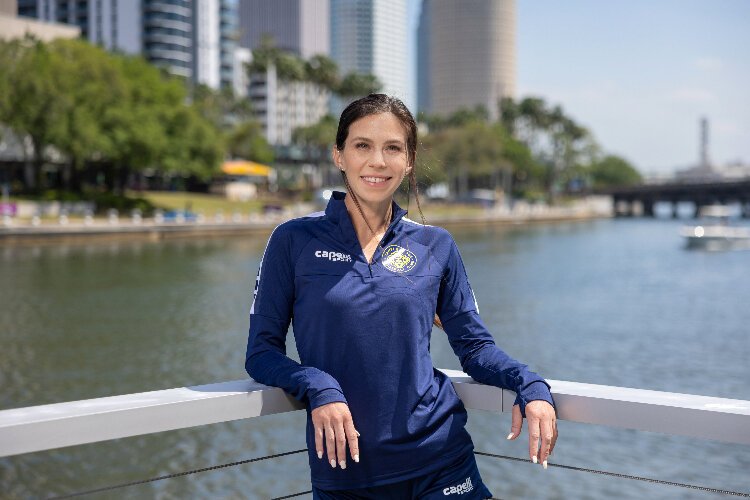 Tampa Bay Sun player and Bradenton native Erika Tymrak is returning to the Bay Area to continue her professional soccer career.