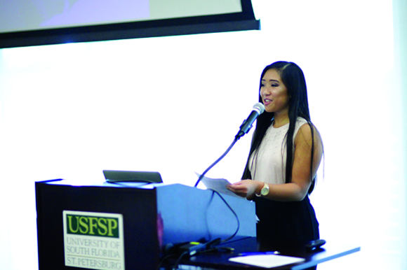 Anne Bauer, a 17-year-old senior at East Lake High School, created The Career Cafe.