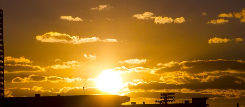 Sunset from Tampa Museum of Art.