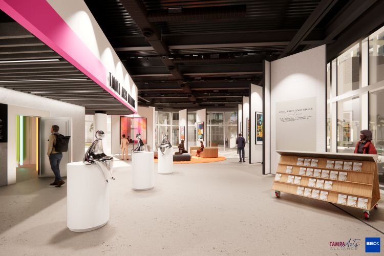 A rendering of the Tampa Arts Alliance's planned downtown arts center.