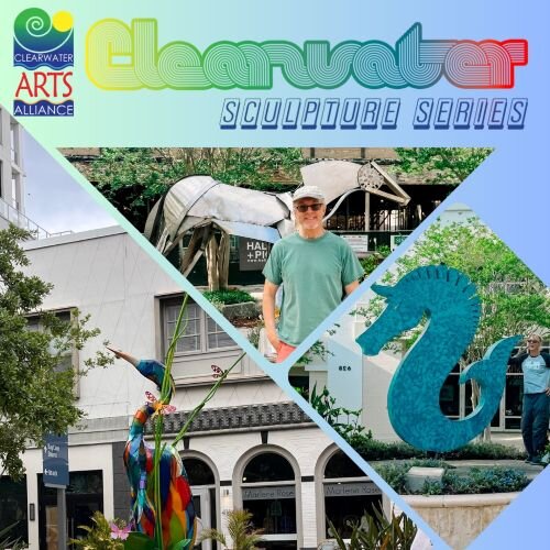 The Clearwater Arts Alliance showcases the relaunch of a downtown public art and placemaking initiative with the "Celebrate Clearwater Sculpture Series" community event on Saturday, May 31st.