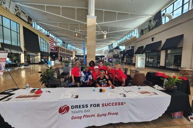 The Dress for Success Tampa Bay team at the nonprofit's annual Power Walk fundraiser