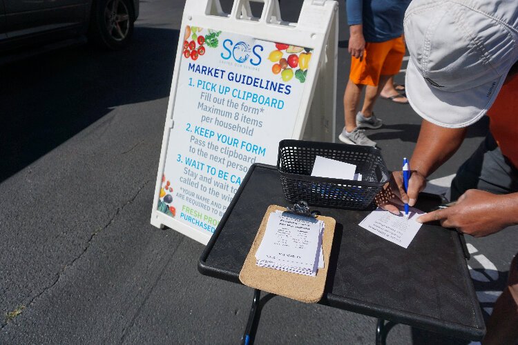 Saving Our Seniors also has a farmers market program to provide seniors with healthy, fresh produce and fruit.