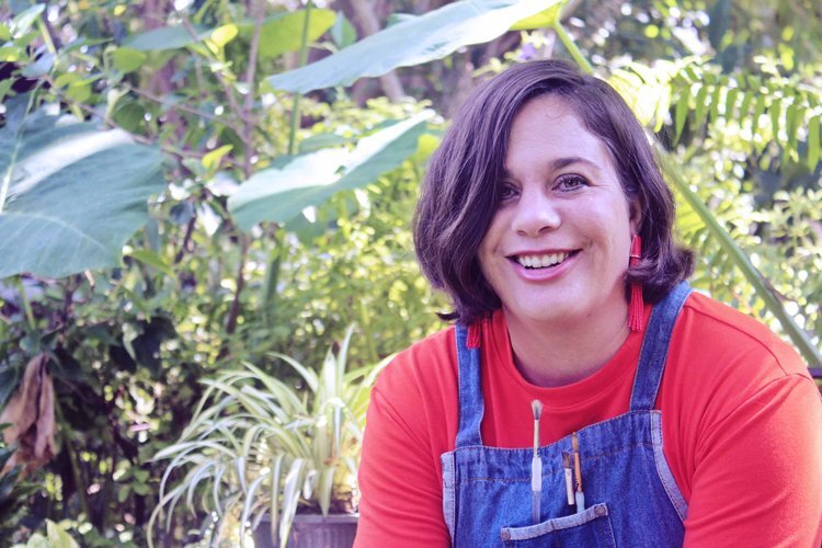 Harriet Monzon-Aguirre returned to her passion of art after working in marketing for the spirits and wine industry.