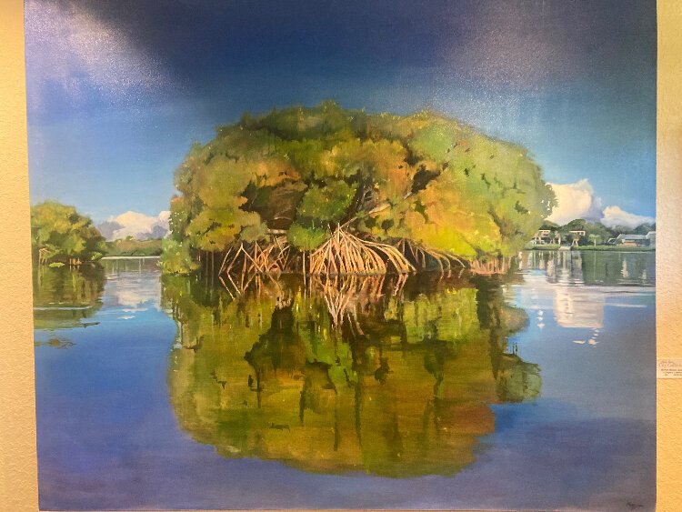 Harriet Monzon-Aguirre's work draws inspiration and a sense of place from the natural beauty of Safety Harbor.