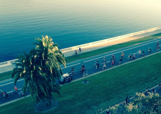 Winter Wonder Ride along Bayshore in 2014