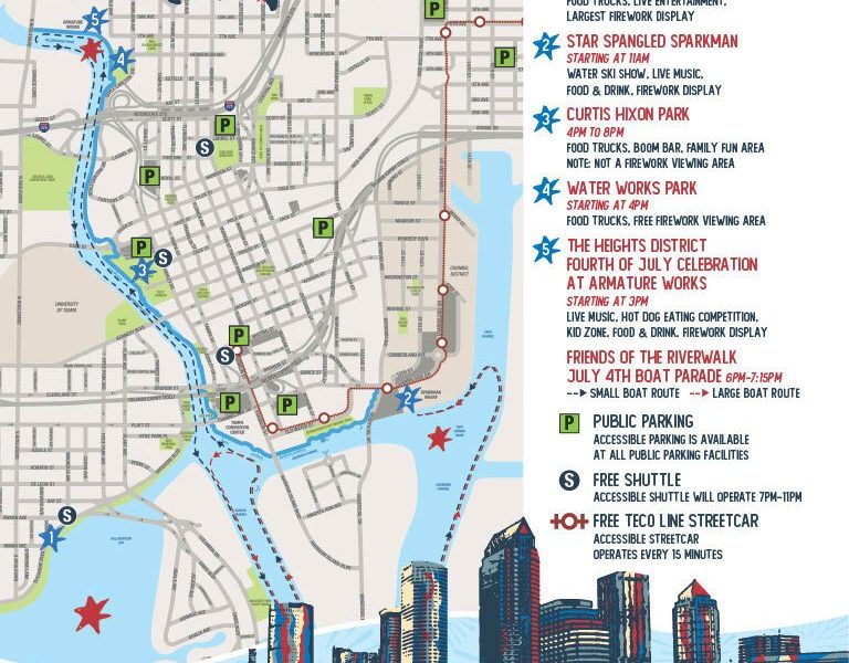 The event map for Boom by the Bay.2022