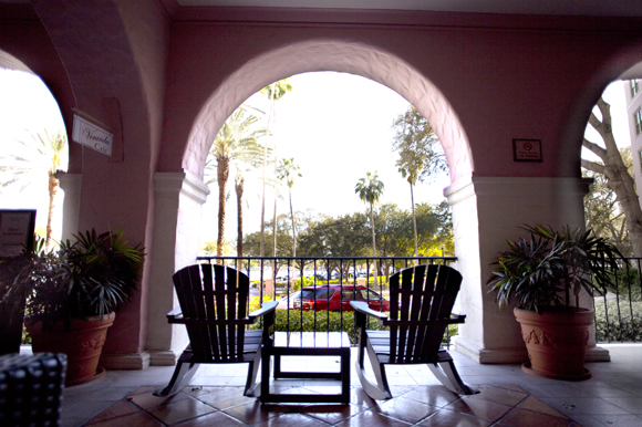 Vinoy porch.