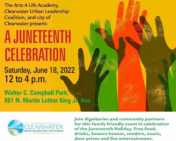 This weekend brings Juneteenth events in Clearwater and across Tampa Bay.