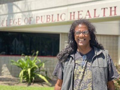 USF College of Public Health associate professor Benjamin Jacob has developed a smartphone app that quickly locates and identifies mosquito breeding habitats so they can be targeted, treated, and destroyed.