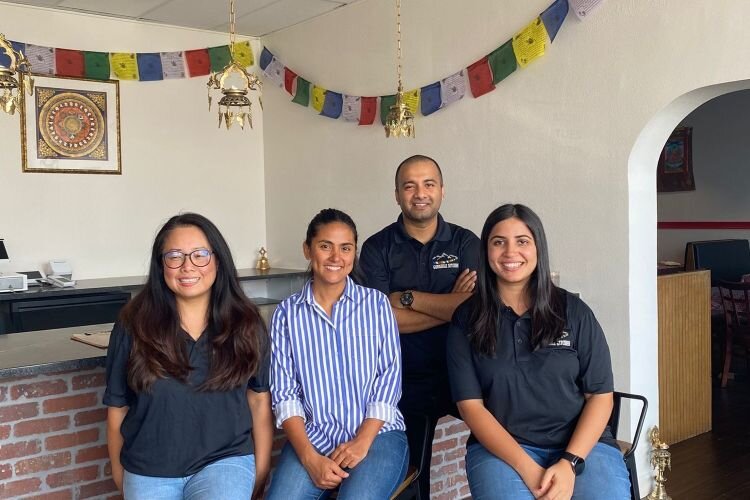 Gorkhali Kitchen's four partners: Poonam Gurung, Reema Lama Widdoes, Rajesh Pathak, and Menora Panthi